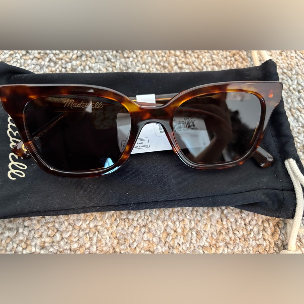 Madewell Brown Tortoise Sunglasses